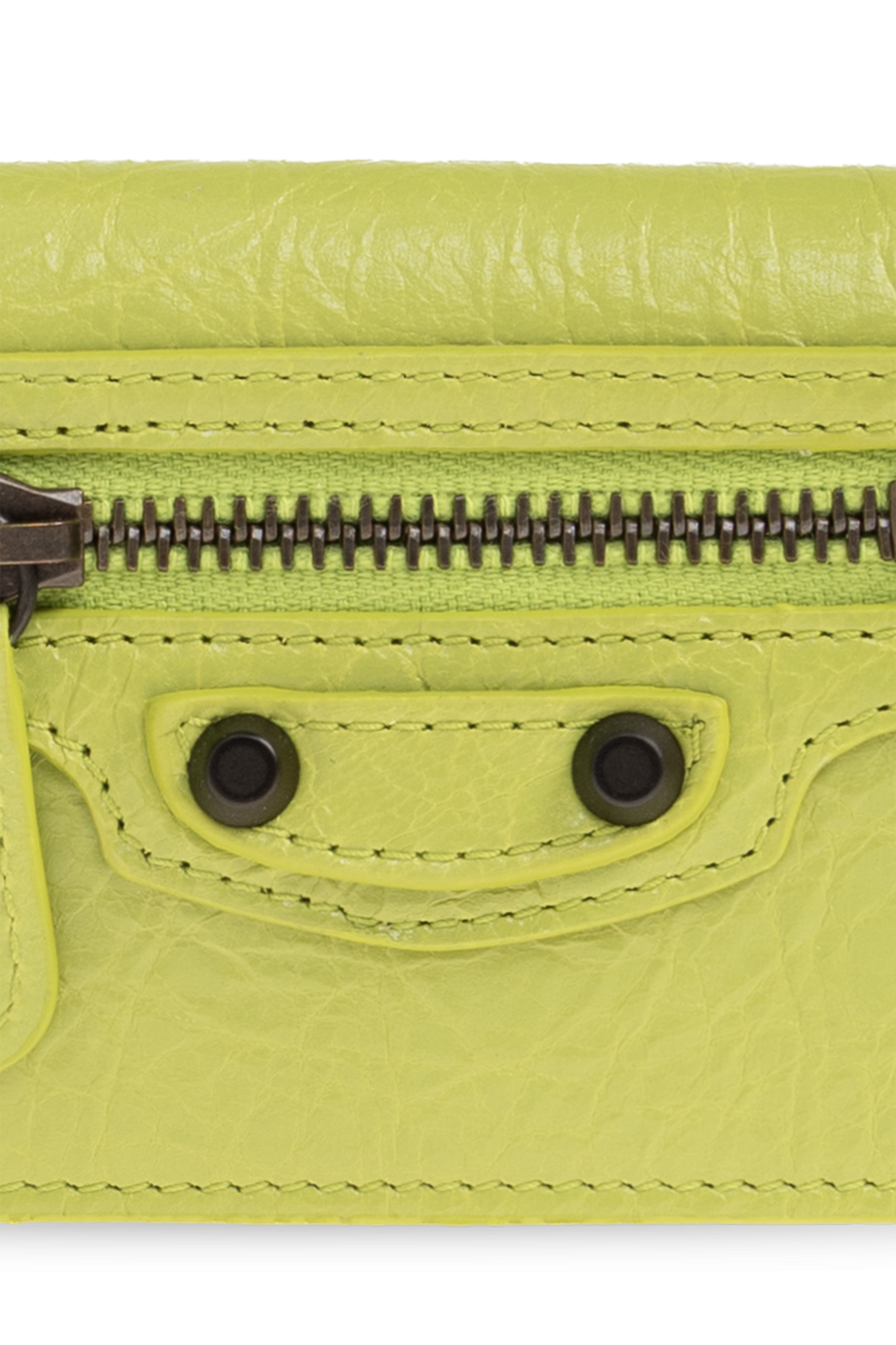 Green Leather wallet Balenciaga - Vitkac GB